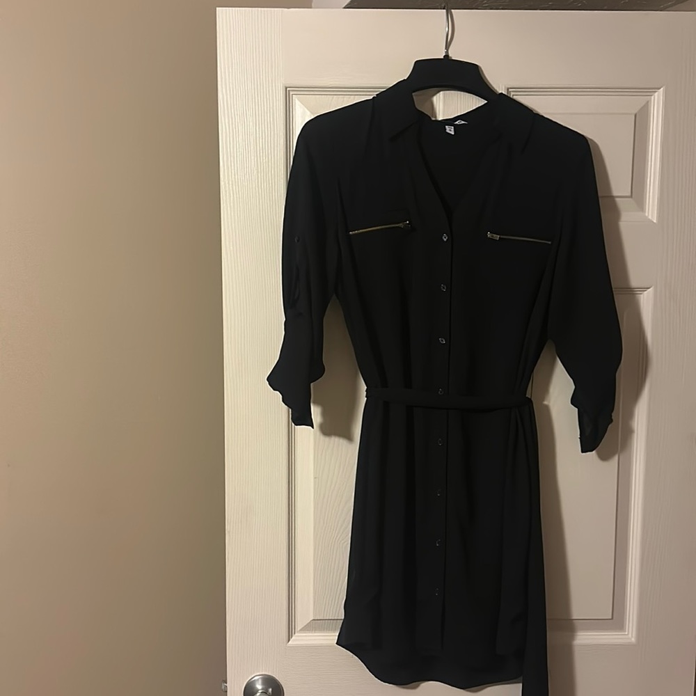 Express Belted Shirt Dress
